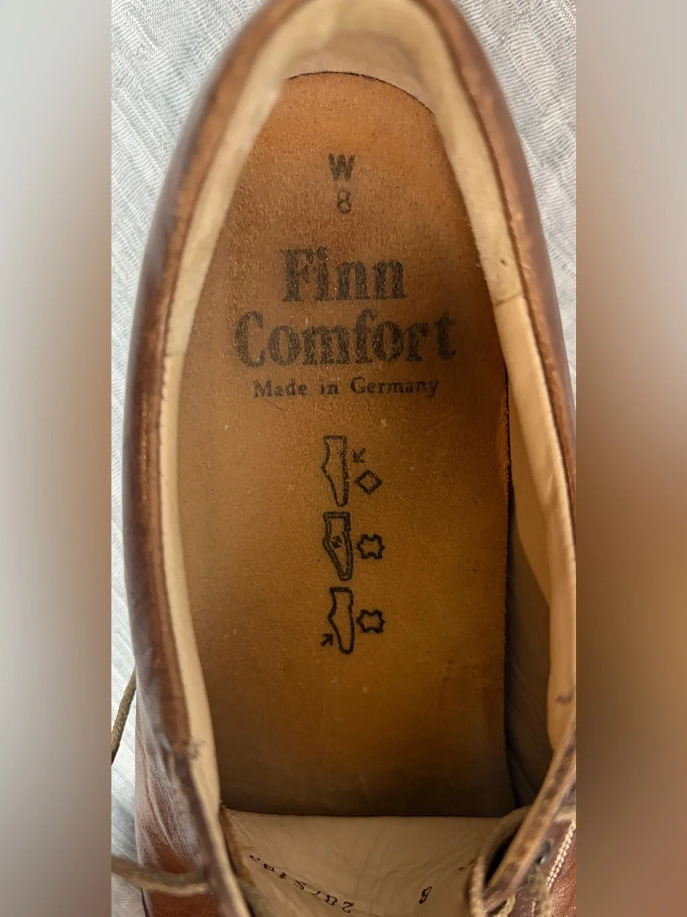 Finn Comfort Alamo Cigar Palmer men’s leather  shoe